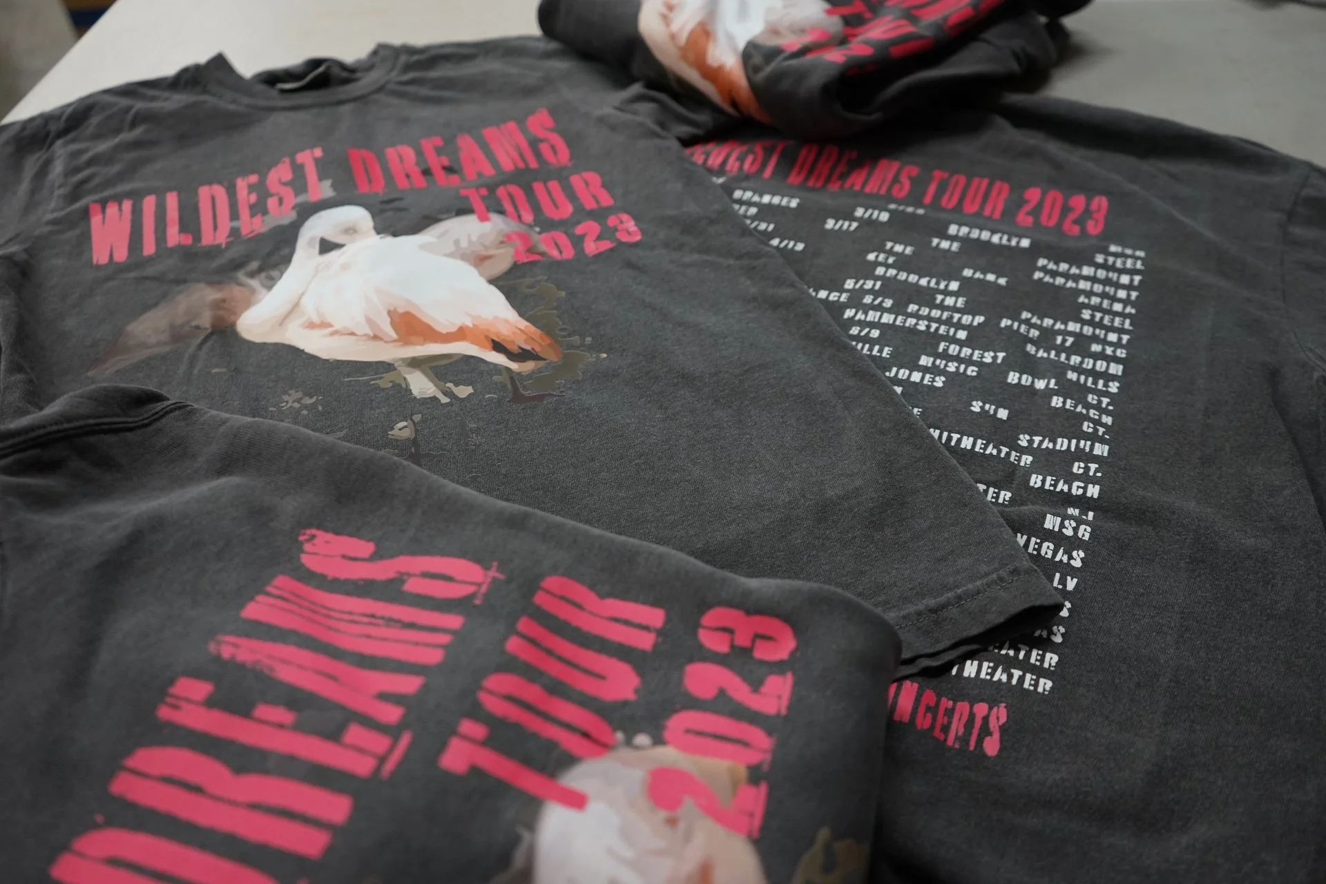 Screen printed custom apparel at Apparel Boss