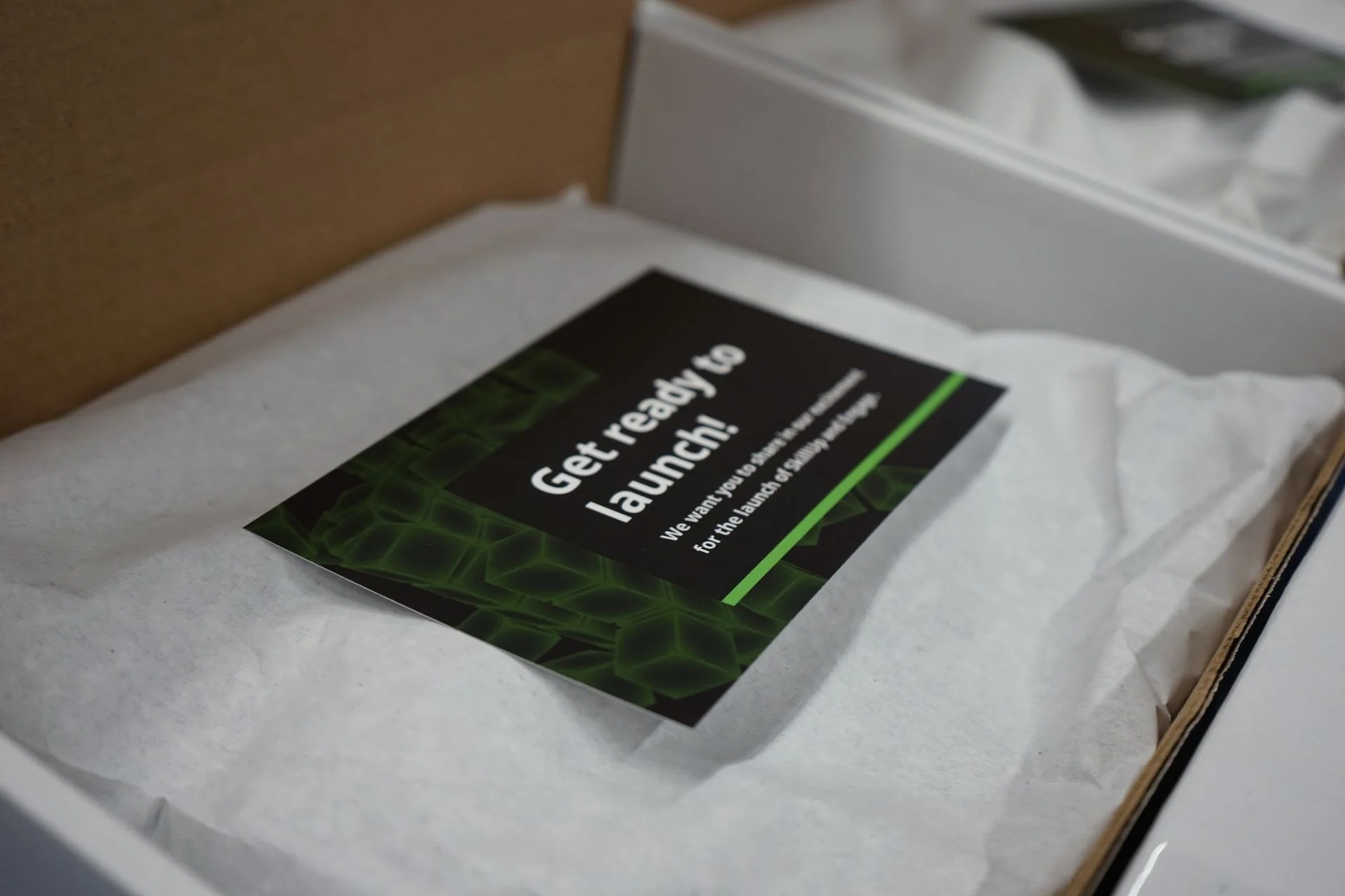 Custom branded apparel kits and welcome boxes