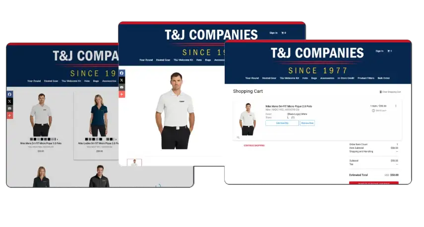 Custom branded apparel and merchandise by Apparel Boss