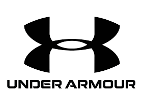 Under Armour logo featuring the distinctive symmetrical design in black, symbolizing the brand's commitment to innovation and high-performance sports apparel and equipment designed to empower athletes everywhere.