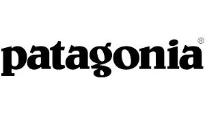 The Patagonia logo in a minimalist black font on a transparent background. Renowned for its commitment to environmental sustainability and outdoor sports, Patagonia's brand represents high-quality, durable apparel and gear for adventure enthusiasts.