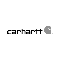 The Carhartt logo, known for its rugged durability and workwear heritage, features the brand's name in lowercase letters alongside a stylized 'C' resembling a hook, symbolizing strength and reliability in the apparel industry